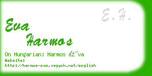 eva harmos business card
